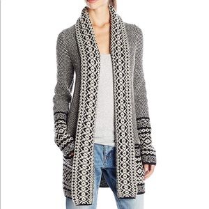 NWT Lucky Brand Bordered Cardigan Size M